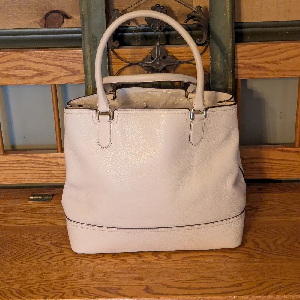 Kate Spade Beige McCall Street Jenner Tote Bag